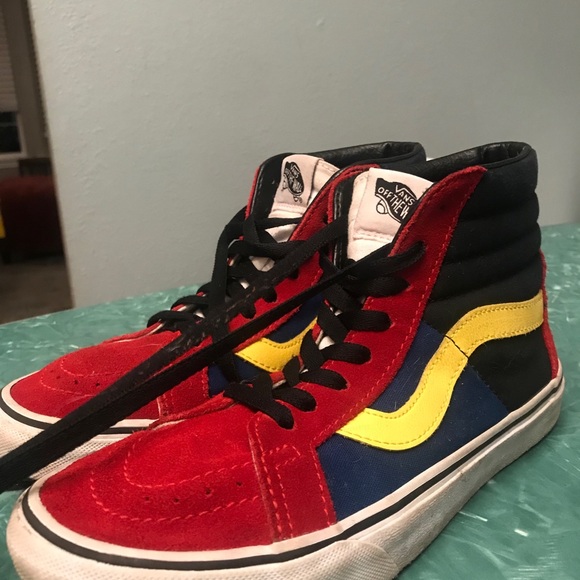 vans sk8 hi otw rally skate shoe - Picture 4 of 6